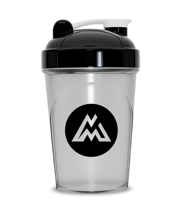 Clear & Black Shaker Cup